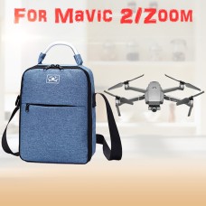 Shockproof Waterproof Single Shoulder Storage Travel Carrying Cover Case Box for DJI Mavic 2 Pro / Zoom and Accessories(Blue)