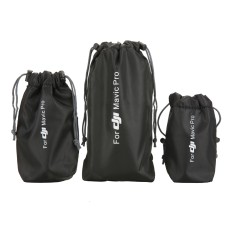 3 po quadcopter + émetteur + sacs de stockage de batterie pour DJI Mavic Pro (noir)