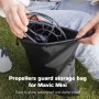 StarTrc Portable Blade Guard Pu Storage Bag för DJI Mavci Mini Drone (svart)