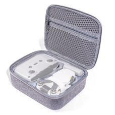 DJI პორტატული წყალგაუმტარი ნეილონის ყუთის კორპუსის შესანახი ჩანთა DJI Mini 2 Drone (ნაცრისფერი)