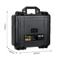 Startrc 1109761 ABS Boîte de rangement de valise amortisseur étanche ABS pour DJI Mavic 2 Pro / Zoom (noir)