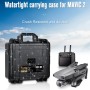 Startrc 1109761 ABS Vedenpitävä iskunkestävä matkalaukun säilytyslaatikko DJI Mavic 2 Pro / Zoom (Musta)