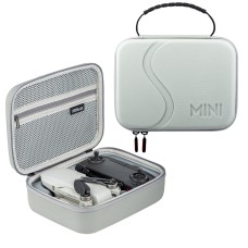 Startrc pu kézitáska tároló táska a dji mini se / mavic mini számára (szürke)