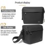 DJI Original Crossbody Single Shoulder Bag Storage Bag Outdoor Travel Waterproof Backpack for DJI Mini SE(Black)