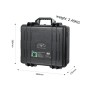 Startrc 1110290 ABS Box di stoccaggio della valigia impermeabile impermeabile per DJI Mavic 3 (nero)