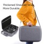 For DJI Avata Shockproof Large Carrying Hard Case Shoulder Storage Bag, Size: 39 x 28 x 15cm (Grey)