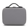 Diamond textura šoková rázová PU přenosná bezpečnostní ochranná krabička pro úložný taška pro DJI Osmo Mobile 4 (šedá)