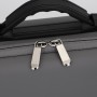 Gyémánt textúra -ütésálló PU hordozható biztonsági védő doboz tároló táska a DJI Osmo Mobile 4 -hez (szürke)