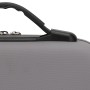 Gyémánt textúra -ütésálló PU hordozható biztonsági védő doboz tároló táska a DJI Osmo Mobile 4 -hez (szürke)