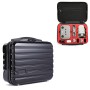 LS-S004 Sac de rangement de sac à main à drone imperméable portable pour DJI Mavic Mini 2 (liner noir + rouge)