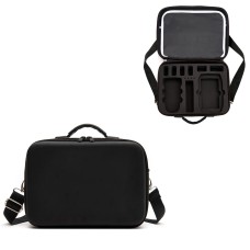 Multifunción de la maleta de la bolsa de almacenamiento de hombro PU con deflector para DJI Mavic Mini 2 (Liner negro)