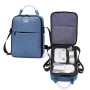 防震防水单肩储物旅行载箱箱盒，用于DJI Air 2s（蓝色+黑色衬里）