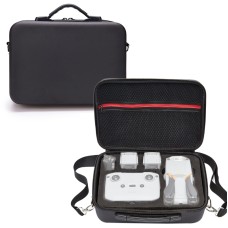 Caja portátil de Case de cubierta PU de viaje de transporte de hombro único para DJI Air 2S (revestimiento negro + negro)