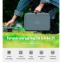 Startrc 1109542 dedikerade fulla tillbehör Vattentät PU -handväska förvaringsväska för DJI AIR 2s (grå)