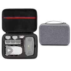 Para la bolsa de almacenamiento de estuche dura DJI Mini SE, transporte de estuche duro, tamaño: 21.5 x 29.5 x 10 cm (gris + revestimiento negro)