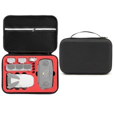 Für DJI Mini SE Stoßdämpfer Nylon transportiert Hard Case Storage Bag, Größe: 21,5 x 29,5 x 10 cm (schwarz + roter Liner)