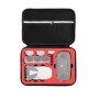 对于DJI MINI SE SECHPROFFROOD尼龙携带硬箱存储袋，尺寸：21.5 x 29.5 x 10cm（黑色 +红色衬里）