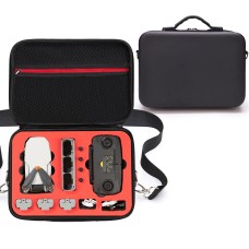 Für DJI Mini SE Stoßdämpfer transportieren Hard Case Schulterspeicherbeutel, Größe: 31 x 21 x 11 cm (schwarz + roter Liner)