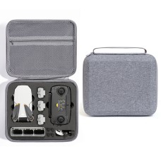 Para la bolsa de almacenamiento de estuche dura DJI Mini SE, transporte de estuche duro, tamaño: 26 x 23 x 11 cm (gris + revestimiento negro)
