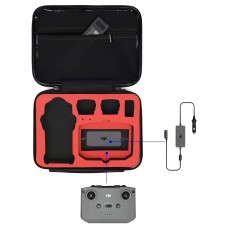 DJI Mavic Air 2 Shockproof Portable ABS ABS ABSCASCE შესანახი ტომარა დამცავი ყუთი (შავი)
