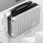 За DJI Mavic Air 2 шок -устойчив преносим ABS куфар за съхранение Защитна кутия (черна)
