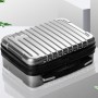 Для DJI Mavic Air 2 шокуюче портативне ABS валізи для зберігання валізи захисна коробка (срібло)