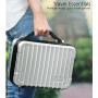 Para DJI Mavic Air 2 Caja protectora de bolsas de almacenamiento de la maleta portátil de amortiguadores (plata)