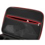 Para DJI Mavic Air 2 Bolsa de almacenamiento de hombro PU portátil Caja protectora (rojo negro)
