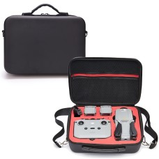 För DJI Mavic Air 2 Portable Pu Shoulder Storage Bag Protective Box (Black Red)