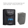 סוללת Puluz Lithium פיצוץ מגנה על בטיחות שקיות אחסון עבור DJI / Sony / Nikon / Canon Cameration Sutlate