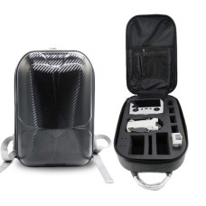 Backpack in fibra di carbonio per pc con guscio duro per dji mini 3 pro drone (grigio scuro)