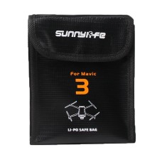 Pro Mavic 3 SunnyLife M3-DC105 2 v 1 baterie Bezpečné úložné sáčky na odolné proti výbuchu