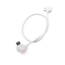 STARTRC 30cm Micro USB to Micro USB Converting Connector Data Cable for DJI Mavic Mini / Air, Shark Remote Controller(White)