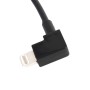 Cable de conector de datos de ángulo recto de 30 cm USB a 8 pin para DJI Spark / Mavic Pro / Phantom 3 y 4 / Inspire 1 y 2