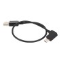 30 cm USB a USB-C / Type-C Right Angle Data Connector Cable para DJI Spark / Mavic Pro / Phantom 3 y 4 / Inspire 1 y 2