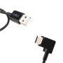 30 ס"מ USB ​​ל- USB-C / Type-C כבל מחבר נתונים זווית ימנית עבור DJI Spark / Mavic Pro / Phantom 3 & 4 / Inspire 1 & 2