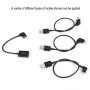 Cable de datos de conversión de control remoto de 16 cm Micro USB para Conversión de control remoto para DJI Mavic Pro & Spark