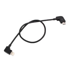 30cm Micro USB to 8 Pin Converting Data Cable Connector for DJI MAVIC PRO & SPARK & Mavic 2 Pro & Mavic 2 Zoom Remote Controller, iPhone, iPad