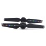 Egy pár STARTRC LED villogó gyűrűs légcsavar a DJI Spark számára (fekete)