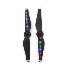 Jeden pár párových hvězdných LED blikajících prstenců pro Dji Mavic Air (černá)