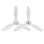 Jeden pár párů hvězdného LED blikacího prstencového vrtule pro série Drone Parrot Bebop 2 (bílá)