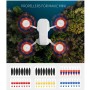 8db/set Sunnillife 4726F-CS alacsony zajú gyorskioldó szárnyú hajtókerek drón kiegészítők a DJI Mavic Mini-hez (piros)