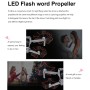 STARTRC 1 Pair Foldable Color LED DIY Flash Editable Word Lamp Propellers for DJI Mavic Air 2