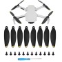 8 PCS/Set Sunnylife 4726F Low Noise Quick-release Wing Propellers for DJI Mini 2 (Gold)