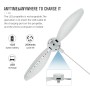 STARTRC One Pair Rechargeable Noise Reduction LED Flashing Propeller for DJI Mini 2 (Grey)