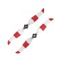 2 paari SunnyLife 7238F-2C DJI Mavic Airi jaoks 2 kahepoolset kahevärvilist madalat müraga kiiret vabanemisega propellerit (punane valge)