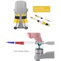 2 Pairs Sunnylife 7238F-2C For DJI Mavic Air 2 Double-sided Two-color Low Noise Quick-release Propellers(Yellow White)
