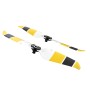 2 Pairs Sunnylife 7238F-3C For DJI Mavic Air 2 Double-sided Three-color Low Noise Quick-release Propellers(Black Yellow White)