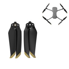 1 Pair Sunnylife 7238F-1 For DJI Mavic Air 2 Low Noise Quick-release Propellers(Gold)