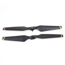 Sunnylife MV-8330F2 2 Pairs Low Noise Foldable Quick-Release Propellers for DJI Mavic Pro(Gold Stripe)